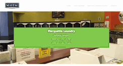 Desktop Screenshot of marquettelaundry.com